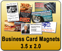 Business Card Magnets 3.5x2 - YARD SIGNS & Magnetic Cards | Cheapest EDDM Printing